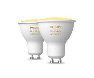 Philips Hue Hue White Ambiance GU10 5.5 W Bluetooth x 2