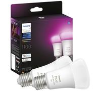 Philips Hue Jeu de 2 ampoules LED 871951429131700 CEE: F (A - G) Hue White & Col. Amb. Doppelpack 2x800lm 75W E27 11 W de blanc