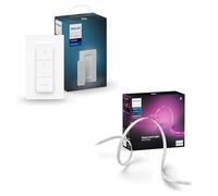 Philips Hue Kit de base LED intelligente Solo Lightstrip d'intérieur de 10 m, 1 variateur de contrôle avec l'application Hue, fonctionne avec Alexa, Google Assistant et Apple HomeKit