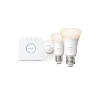 Philips Hue Kit De Démarrage : 2 Ampoules Connectées E27 (1100) + Bouton Connecté