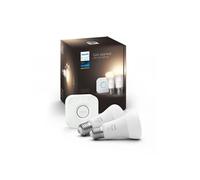 Philips Hue White Kit de démarrage : 2 ampoules connectées E27 (1100)