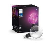 Philips Hue Lightguide G125 Ampoule intelligente grand globe, lumière blanche et couleur, compatible Bluetooth, contrôle vocal avec Alexa, Apple Home et Google Assistant