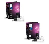 Philips Hue Lightguide Lot de 2 Ampoules ST72 Edison E27 White & Colour Ambiance - Ampoules Connectées
