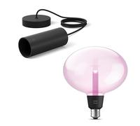 Philips Hue Lightguide Suspension (Noir) - E27 - Lampe Ellipse | Blanc/Couleur - Hue White and Color Ambiance