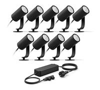 Philips Hue Lily Prikspot Starter Pack - White and Color Ambiance - 9 Spots - Noir