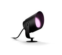 Philips Hue Lily XL Spot Extérieur Noir 15W LED 2000-6500K 1050lm IP65 Métal Orientable Compatible Amazon Alexa, Google Assistant & Apple HomeKit