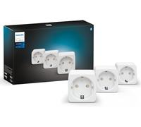 Philips Hue – Prises connectées – Compatible avec Alexa, Google et Apple HomeKit – Lot de 3