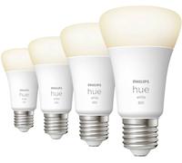 Philips Hue Lot de 4 ampoules LED 871951431914100 CEE: F (A - G) Hue White Viererpack 4x800lm 60W E27 36 W blanc chaud