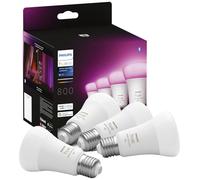 Philips Hue Lot de 4 ampoules LED 871951432840200 CEE: F (A - G) Hue White & Col. Amb. E27 Viererpack 4x570lm 60W E27 9 W de