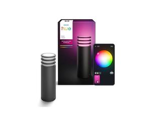 Philips Hue Lucca Smart Outdoor Lighting Post 40 cm Anthracite E27 IP44 Zigbee Matter