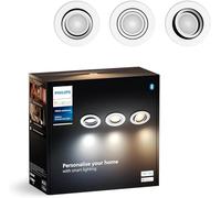 Philips Hue Spots encastrés Milliskin – White Ambiance 400 lm 70 mm, Lot de 3, Alexa