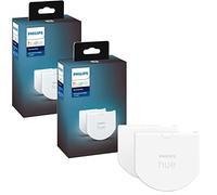 Philips Hue Module d'interrupteur Mural, Blanc, 2 x Pack de 2 (4 Total)