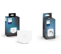 Philips Hue Module d'interrupteur mural & Hue Smart Plug, prise connectée