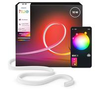 Philips Hue Néon extr 10m Bandeau LED multicolore,1100lm, Ambiance et couleur vive, Éclairage extr flexible, Couleurs Chromasync™, Résistant intempéries, Basse tension, Commande vocale et via l'appli