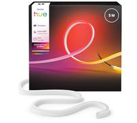 Philips Hue Néon extr. 5m ruban LED multicolore, 1100lm, Ambiance et couleur vive, Éclairage flexible, Couleurs Chromasync™, Résistant intempéries, Basse tension, Commande vocale et via l'appli