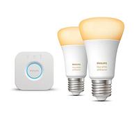 Philips Hue Pack de démarrage - White Ambiance - E27-2 Lampes - 1 Bridge
