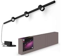 Philips Hue Perifo Kit Mural avec 3 x spot cylindrique - Noir, compatible Bluetooth, fonctionne avec Alexa, Google Assistant et Apple Homekit