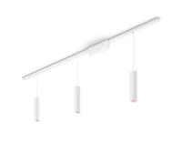 Philips Hue Perifo Kit Plafonnier avec 3 x suspension cylindrique - Blanc, compatible Bluetooth, fonctionne avec Alexa, Google Assistant et Apple Homekit