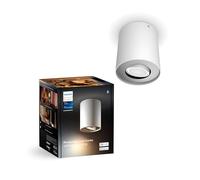 Philips Hue Pillar, 1 Spot Extension, avec ampoule LED GU10, White Ambiance, Contrôlable via application Hue, Compatible Alexa (Echo, Echo Dot), Blanc, Nouvelle Génération