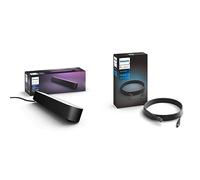 Philips Hue Play extension x1 - Noir, White & Color Ambiance, fonctionne avec Alexa, Google Assistant et Apple Homekit & Play Câble d'extension 5m