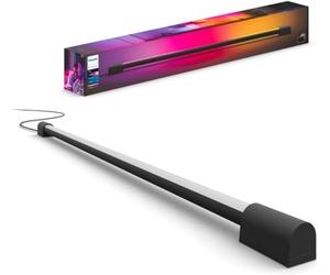 Philips Hue Play Gradient Light Tube 75cm, Noir, synchronisation de la lumière avec l'écran (nécessite Hue Sync Box - non fourni), fonctionne avec Alexa, Google Assistant et Apple Homekit