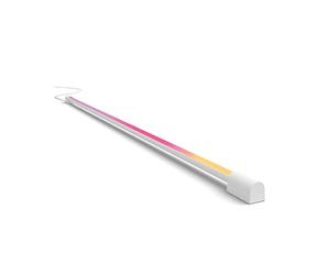 Philips Hue Play, Tube LED RGBW Gradient pour TV et Écran, 125 cm, Blanc | Barre LED Blanc & Couleurs, 1800lm, Synchronise Lumière & Écran, Rétroéclairage, Contrôle via App, Hue Sync Box Non inclus