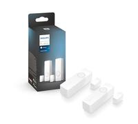 Philips Hue Secure, Lot de 2 capteurs de Contact pour Porte ou fenêtre, Installation Facile, contrôle Depuis l'application Hue, Blanc