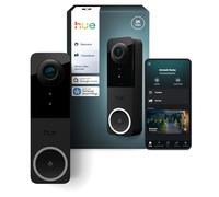 Sonnette vidéo fillaire connectée - Philips Hue - Filaire - 2K - Conversation bidirectionnelle - Extérieur