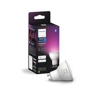 Philips Hue Ampoule LED connectée GU10 Blanche et Couleur 4,2W 2000-6500K 22975400
