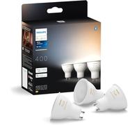 Philips Hue Ampoule LED White Ambiance GU10 400 lm Pack de 3 Bluetooth Alexa Google Assistant