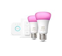 Philips Hue - Startkit 2xe27 + Bridge & Dimmer - White & Color Ambian
