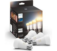 Philips Ampoule LED connectée Hue White Ambiance E27 800 lm équivalent 60W Pack de 4 Bluetooth