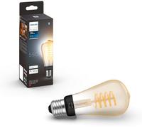 Philips Hue White Ambiance, ampoule LED connectée E27 Filament ST64, compatible Bluetooth, fonctionne avec Alexa, Google Assistant et Apple Homekit