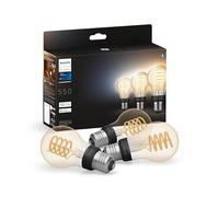 Philips Ampoule LED connectée Hue White Ambiance E27 Bluetooth Alexa Google HomeKit Pack de 3
