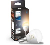 Philips Hue White ambiance, ampoule LED connectée sphérique compatible Bluetooth, E14, fonctionne avec Alexa, Google Assistant et Apple Homekit