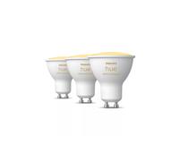 Philips Hue Ampoule LED White Ambiance GU10 400 lm Pack de 3 Bluetooth Alexa Google Assistant