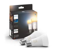 Philips Hue White Ambiance, ampoules LED Connectées E27, équivalent 60W, 800 lumen, Compatible Bluetooth, pack de 2, fonctionne avec Alexa, Google Assistant et Apple Homekit, ancienne génération