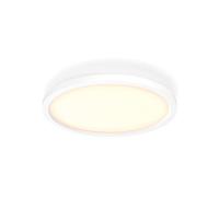 Philips Hue White Ambiance Aurelle Plafonnier LED ronde, blanc Ce luminaire comporte des modules à LED prémontés de classes énergétiques A A++, A+, A