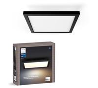 Philips Hue White Ambiance AURELLE Panneau LED 120X30 cm, 3750 lumen - Noir (Télécommande incluse), fonctionne avec Alexa, Google Assistant et Apple Homekit, nouvelle génération