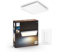 Philips Hue White Ambiance AURELLE Panneau LED 30X30 cm 24,5W compatible Bluetooth - Blanc (télécommande incluse), fonctionne avec Alexa, Google Assistant et Apple Homekit, ancienne génération
