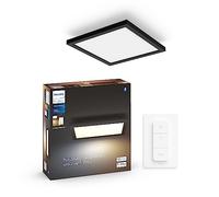 Philips Hue White Ambiance AURELLE Panneau LED 30X30 cm, 39W - Noir (Télécommande incluse), fonctionne avec Alexa, Google Assistant et Apple Homekit, ancienne génération