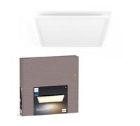 Philips Hue White Ambiance AURELLE Panneau LED 60X60 cm, 28W - Blanc (Télécommande incluse), fonctionne avec Alexa, Google Assistant et Apple Homekit, nouvelle génération