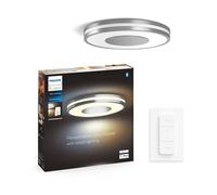 Philips Hue White Ambiance BEING Plafonnier 32W - Blanc (télécommande incluse), compatible Bluetooth, fonctionne avec Alexa, Google Assistant et Apple Homekit