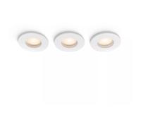Philips Hue White Ambiance Downlight Encastrable Adore Bathroom (Lot De 3) Blanc