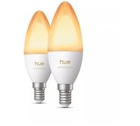 Philips Hue White Ambiance Flamme B39 - Ampoule Led Connectée E14 Blanc