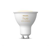 Philips Ampoule LED Hue White Ambiance GU10 400 lm Bluetooth Alexa Google Assistant Apple HomeKit