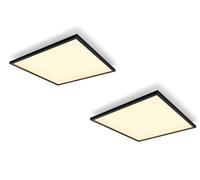 Philips Hue White Ambiance, lot de 2 plafonniers LED connecté Aurelle, compatible Bluetooth, 39W, fonctionne avec Alexa, Google Assistant et Apple Homekit