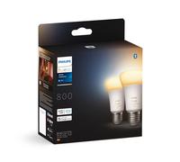Philips Hue White Ambiance Pack de 2 ampoules LED E27, 2200 K, 9,5 W, 8719514328242,