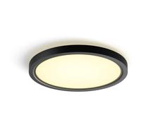 Philips Hue White Ambiance Panneau De Plafond Rond Tento Wa Led 29,1 Cm Noir Noir