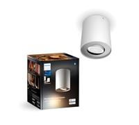 Philips Spot White Ambiance Pillar 1 + Variateur ampoule LED GU10 via appli & Alexa blanc
